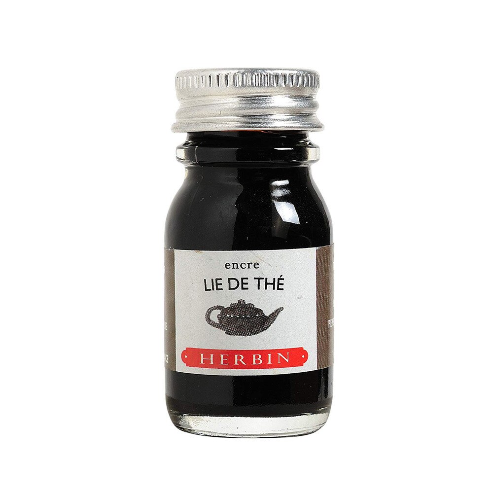 J.Herbin 10ml Fountain Pen Ink Lie De The Bottle